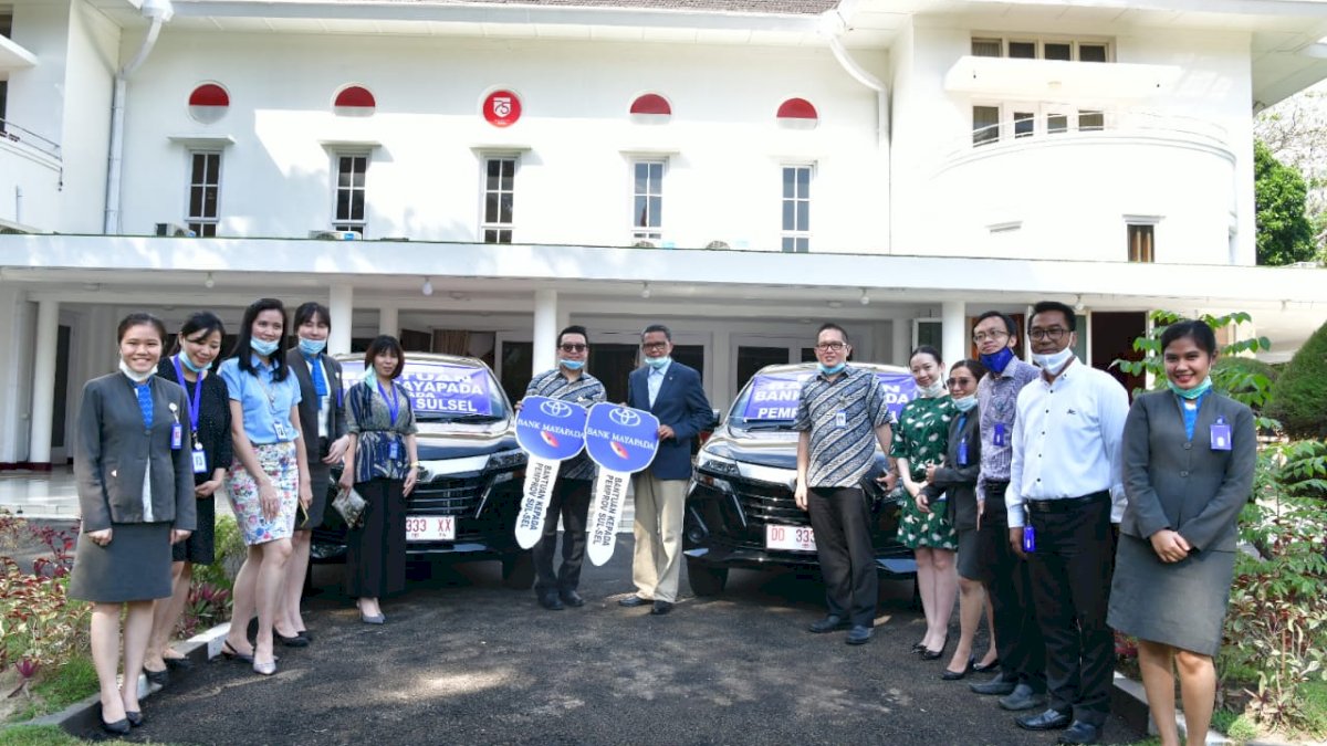Bank Mayapada Sumbang Dua Unit Mobil untuk Penanganan Covid-19 Sulsel