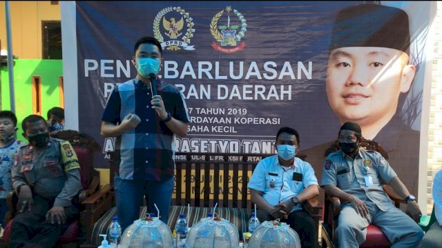APT sosialisasi Perda Nomor 7 tahun 2019 di Kelurahan Mallimongan. (ist)