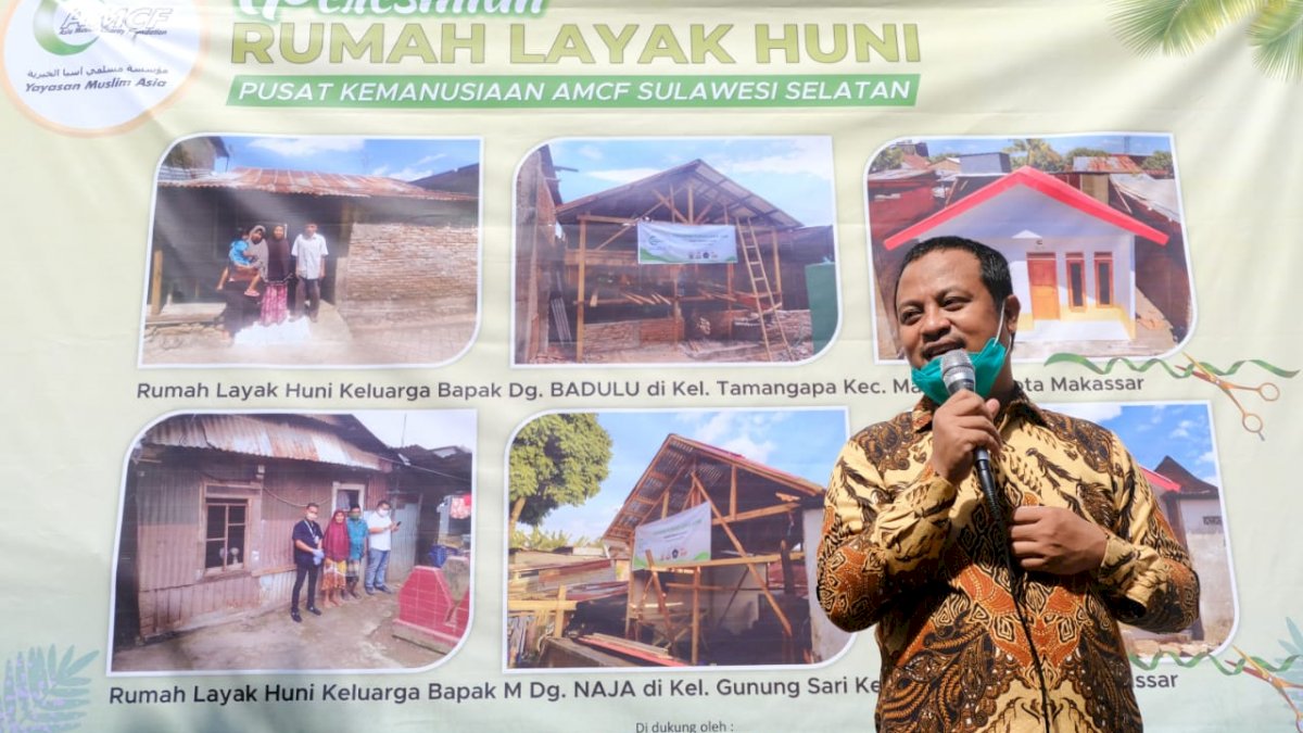 Wagub Resmikan Rumah Layak Huni AMCF Tamangapa dan Rappocini