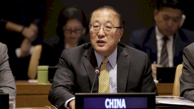 Dubes China untuk PBB Zhang Jun. (int)