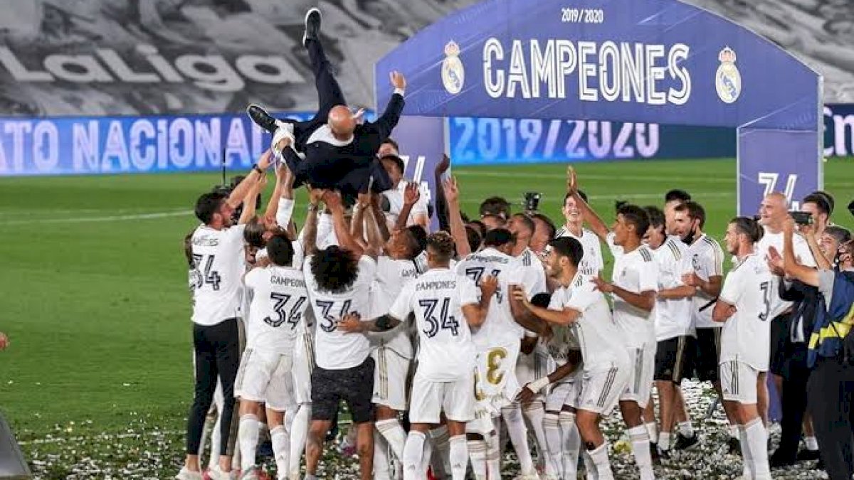 Tumbangkan Villareal, Madrid Kunci Gelar Juara Liga Spanyol