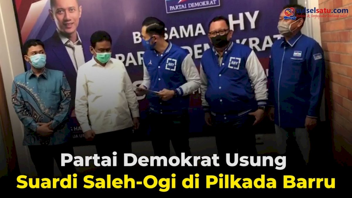 VIDEO: Partai Demokrat Usung Suardi Saleh-Ogi di Pilkada Barru