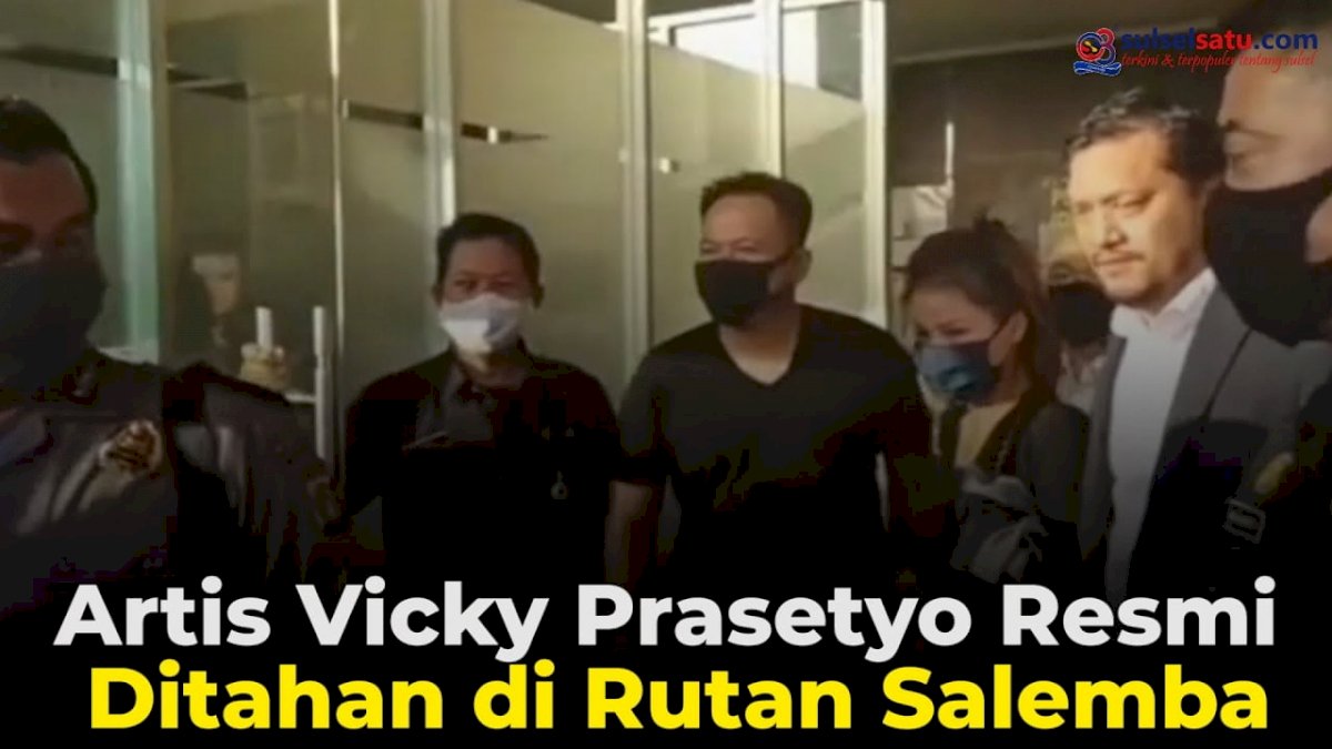 VIDEO: Artis Vicky Prasetyo Resmi Ditahan di Rutan Salemba