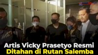 VIDEO: Artis Vicky Prasetyo Resmi Ditahan di Rutan Salemba