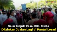 VIDEO: Gelar Unjuk Rasa, PKL Minta Diizinkan Jualan Kembali di Pantai Losari