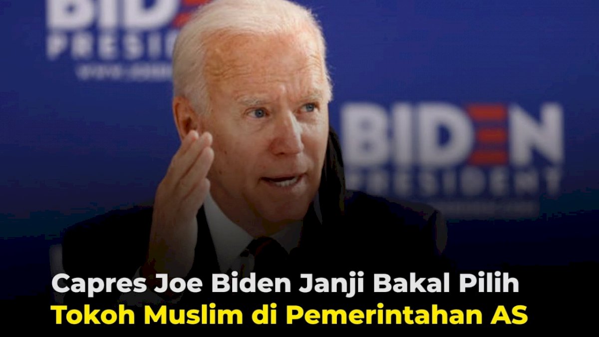 VIDEO: Jelang Pemilu, Capres Joe Biden Janji Bakal Pilih Tokoh Muslim di Pemerintahan AS