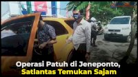 VIDEO: Operasi Patuh di Jeneponto, Satlantas Temukan Sajam