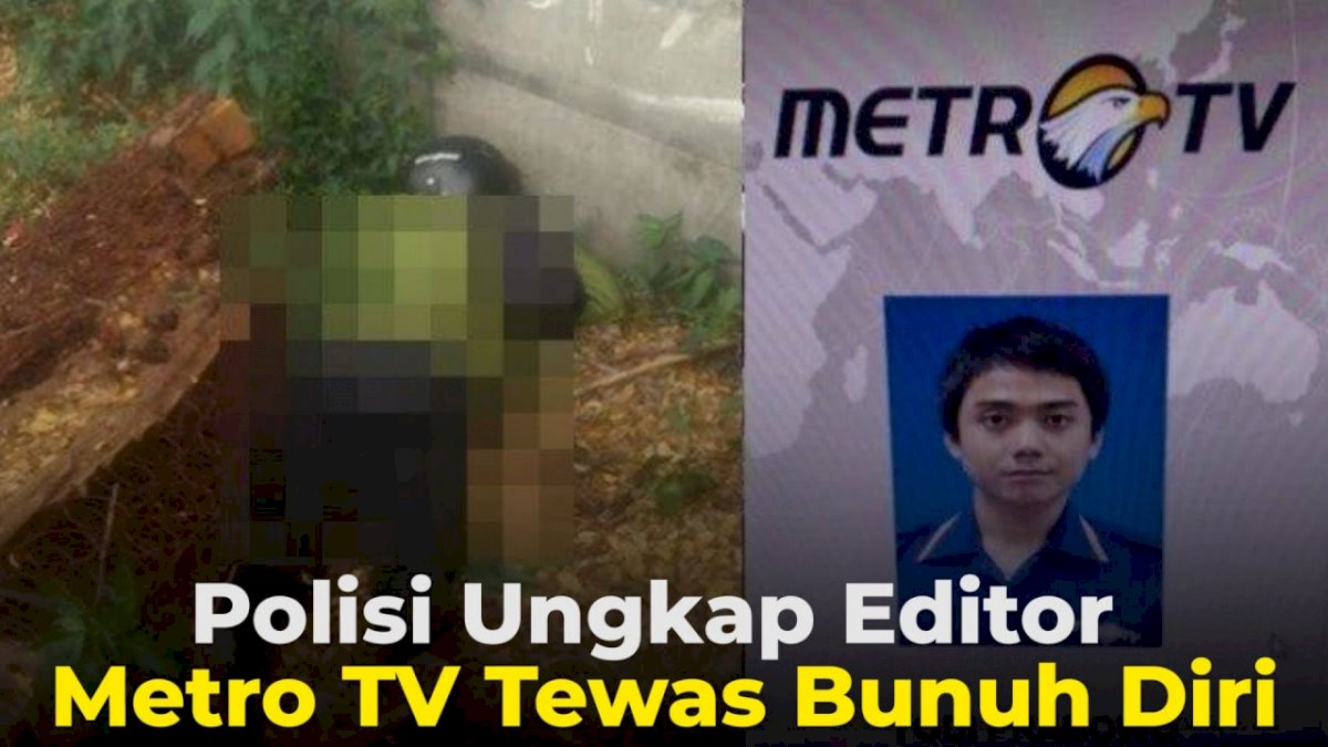 VIDEO: Polisi Ungkap Editor Metro TV Tewas Bunuh Diri