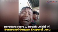 VIDEO: Bersuara Merdu, Bocah Lelaki Ini Bernyanyi dengan Ekspersi Lucu