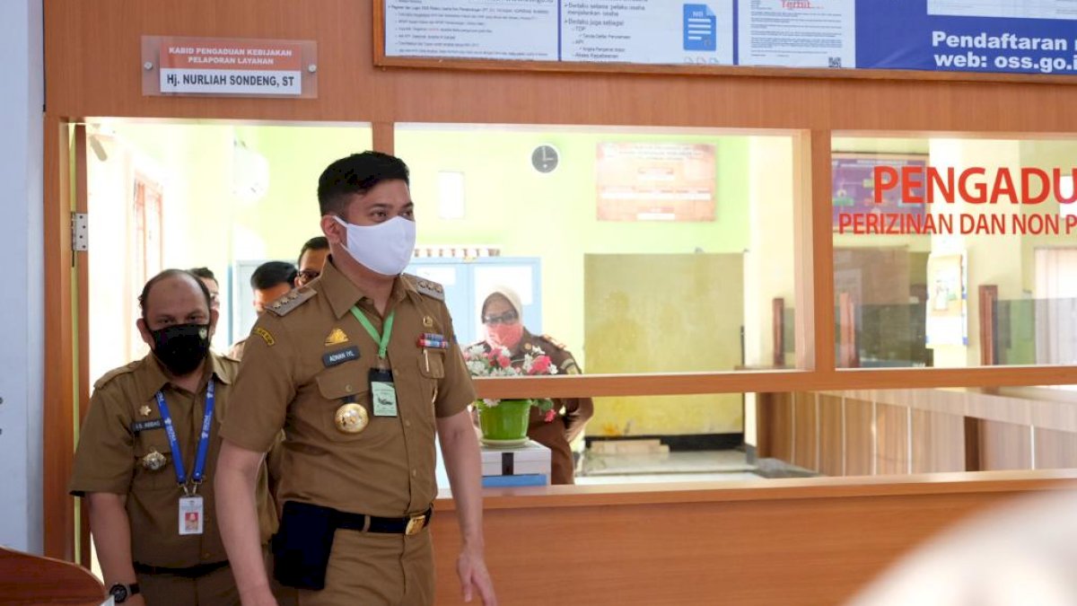 Bupati Gowa Tinjau Kesiapan Pembukaan Pos Pelayanan Publik