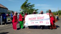 Mahasiswa KKN Unhas Gelar Pasar Sehat di Barru