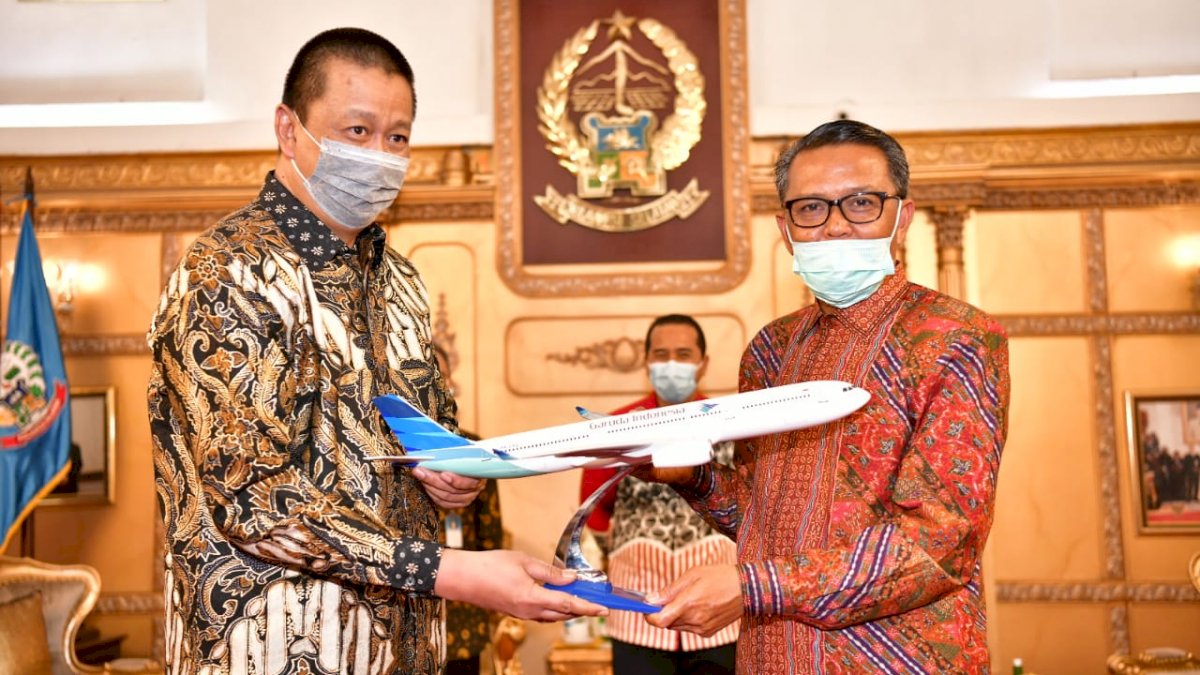 Dirut Garuda Temui Nurdin Abdullah, Ini yang Dibahas