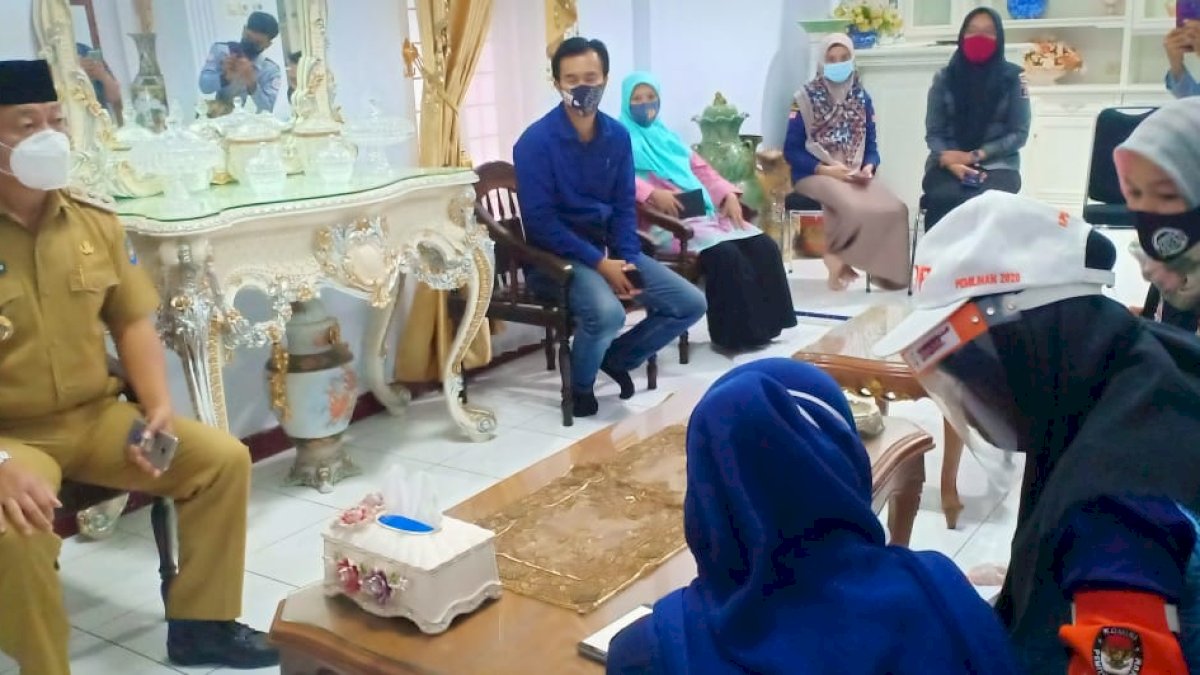 Ketua KPU Dampingi PPDP Lakukan Coklit di Kediaman Wabup Gowa