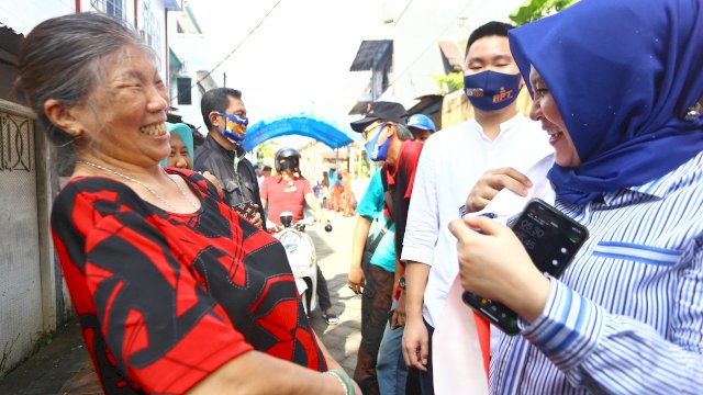 Fatmawati Rusdi sosialisasi di Kelurahan Ende. (ist)