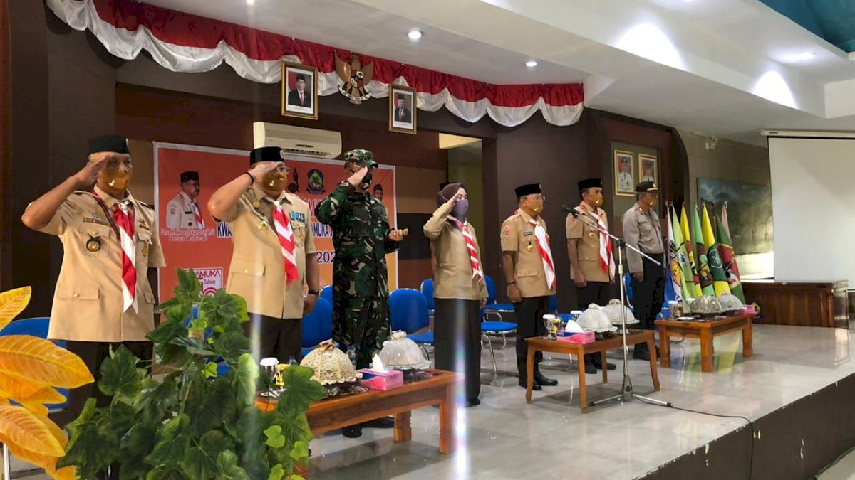 Pemkab Jeneponto Gelar Upacara Peringatan Hari Pramuka ke-59