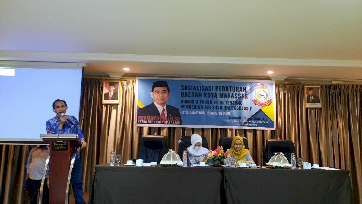Sosialiasi Perda ASI Ekslusif, Ketua DPRD Makassar: Penting untuk Kecerdasan Anak