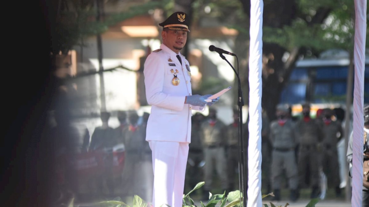 Pemkab Gowa Terapkan Protokol Kesehatan Secara Ketat Saat Peringatan HUT RI ke 75 Tahun