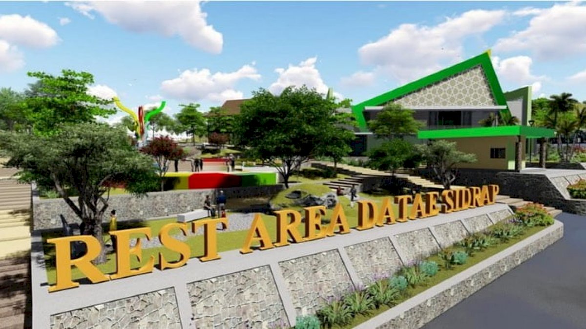 Rest Area Sidrap Bakal Jadi Sentra Kerajinan dan Oleh-oleh