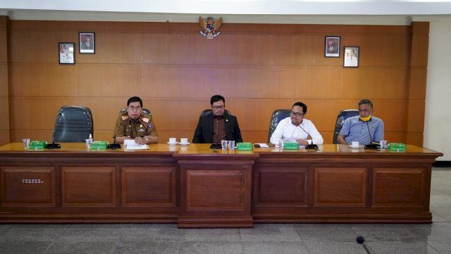 FGD virtual bahas percepatan belanja Pemprov Sulsel bersama Bank Indonesia (BI) Perwakilan Sulsel. (ist)