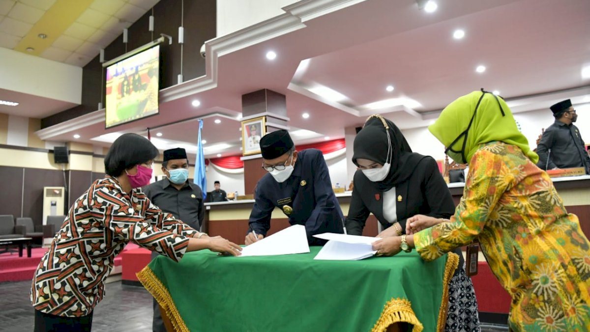 Pemprov dan DPRD Sulsel Tandatangani Nota Kesepakatan KUA PPAS APBD TA 2021