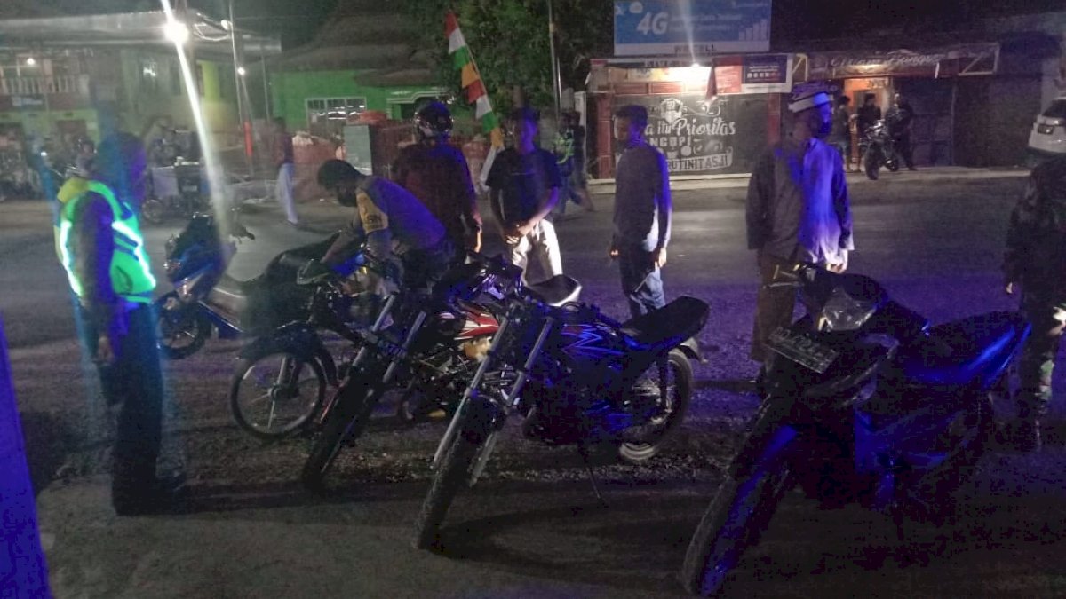 Polisi di Jeneponto Gagalkan Aksi Balap Liar, 4 Motor Tanpa Dokumen Diamankan