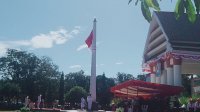 Pengibaran Bendera Merah Putih di Jeneponto Sempat Terjadi Insiden Kecil