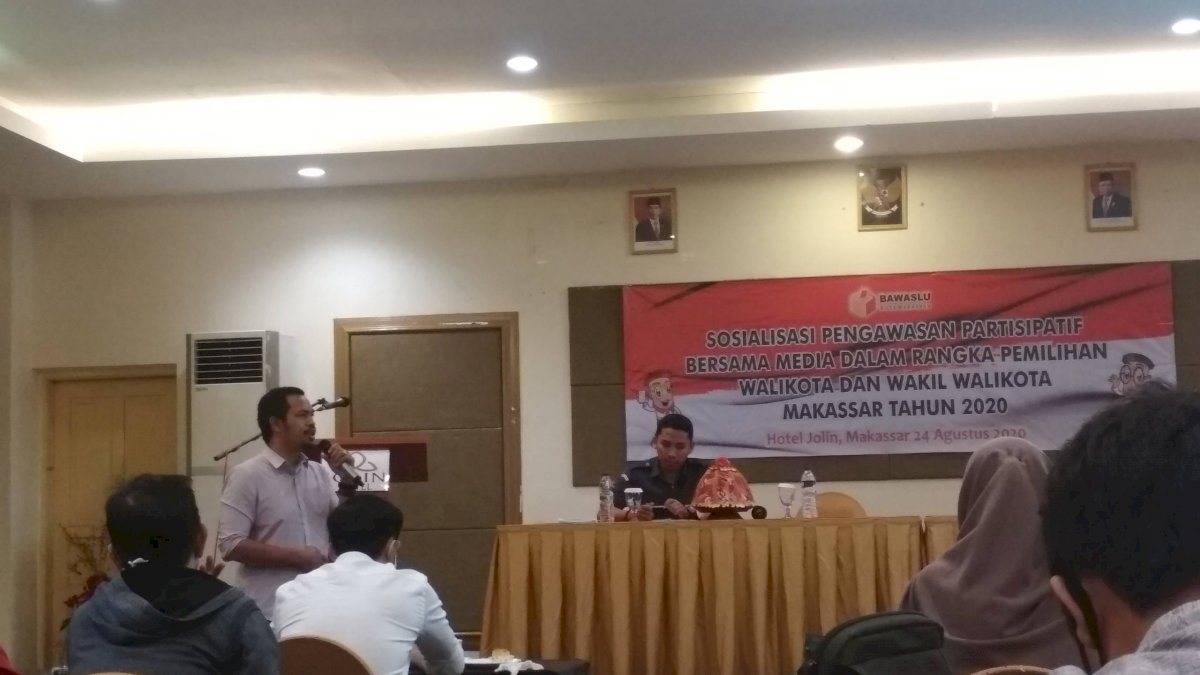 Bawaslu Makassar Gandeng Media Gelar Sosialisasi Pengawasan Pilwali