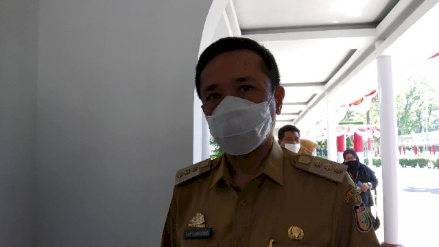 Pj Wali Kota Makassar Rudy Djamaluddin. (Sulselsatu/Jahir Majid)