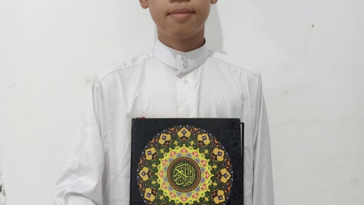Afnan Muzayyin Berhasil Khatam 30 Juz Alquran di Gowa