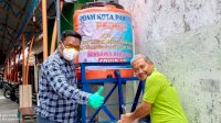 Berpartisipasi Cegah Covid, PDAM Parepare Suplai Air Tangki di Pasar