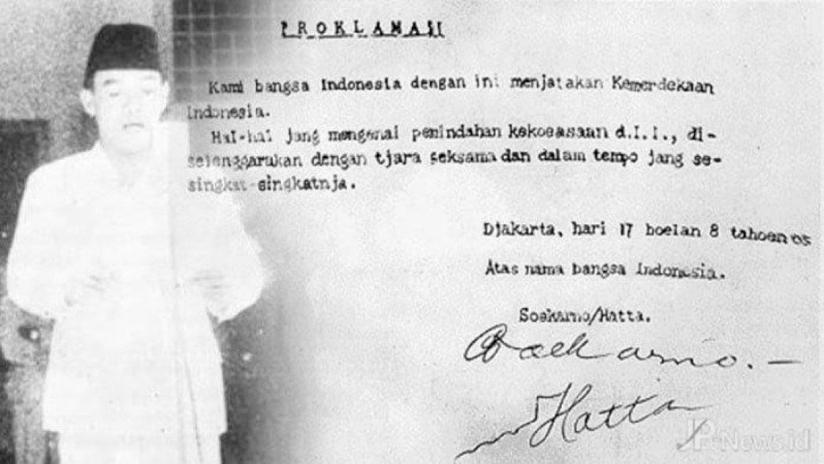Naskah Asli Teks Proklamasi Bakal Ditampilkan di Puncak HUT RI ke-75