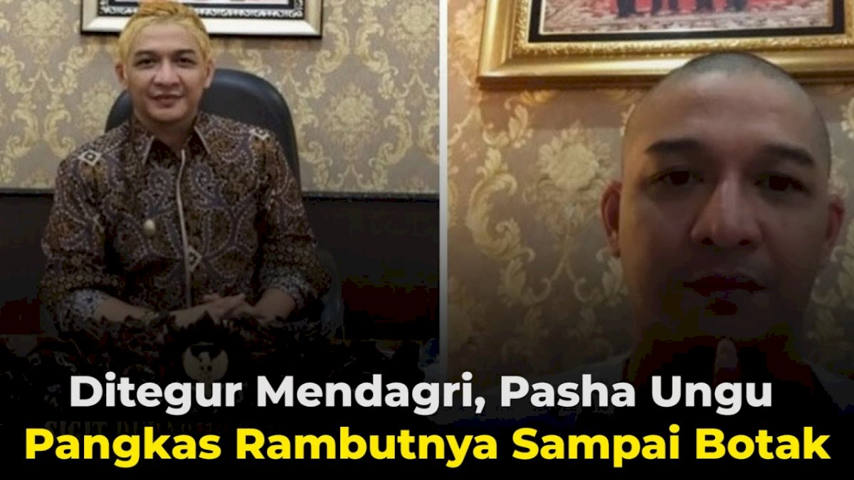 VIDEO: Ditegur Mendagri, Pasha Ungu Pangkas Rambutnya Sampai Botak