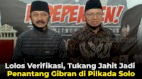 VIDEO: Lolos Verifikasi, Tukang Jahit Jadi Penantang Gibran di Pilkada Solo