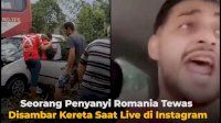 VIDEO: Seorang Penyanyi Romania Tewas Disambar Kereta Saat Live di Instagram