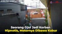 VIDEO: Seorang Ojol Jadi Korban Hipnotis, Motornya Dibawa Kabur
