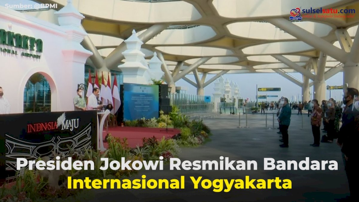 VIDEO: Presiden Jokowi Resmikan Bandara Internasional Yogyakarta