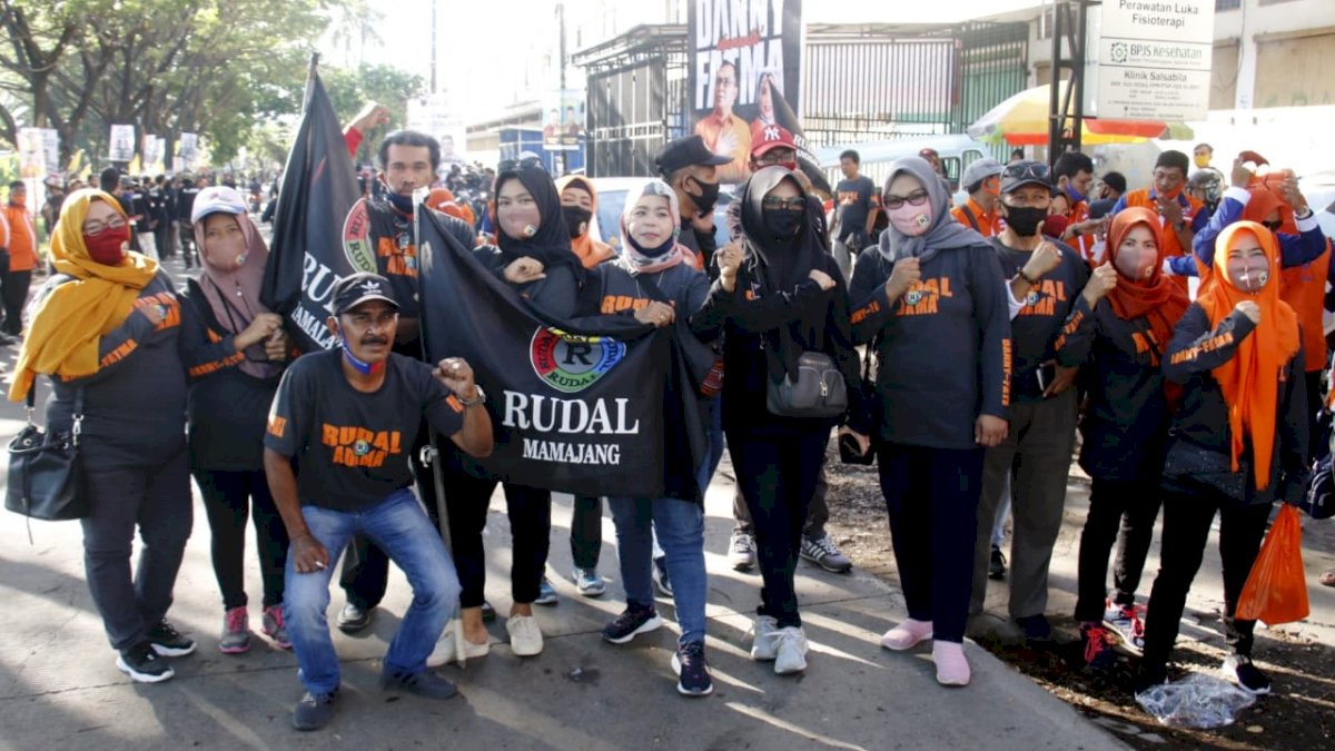 Relawan Rusdin Abdullah Solid Dukung Danny-Fatma