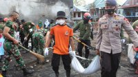 Berbagai Pihak Gelar Baksos Lokasi Kebakaran di Parepare