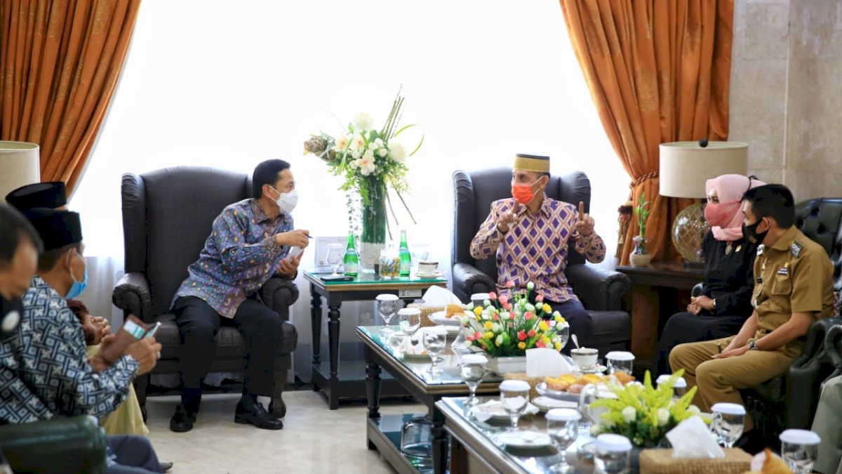 Rudy Bertemu Raja Gowa, Bahas Pelestarian Benteng Somba Opu