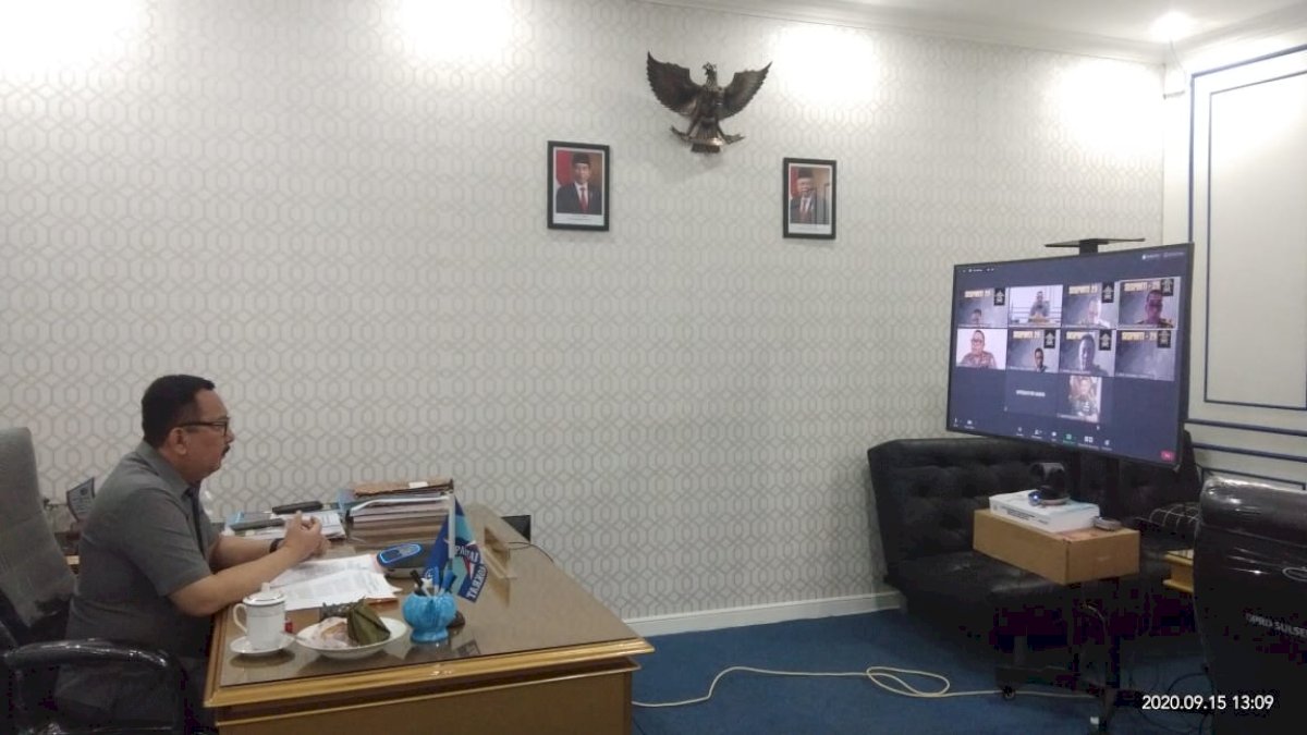 Wakil Ketua DPRD Sulsel Bahas Penanganan Covid-19 Bersama Calon Jendral Polri