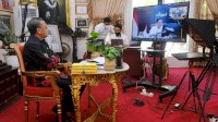 Gubernur Sulsel Rapat Pengendalian dan Evaluasi Penanganan Covid-19 Bersama Menko Marves