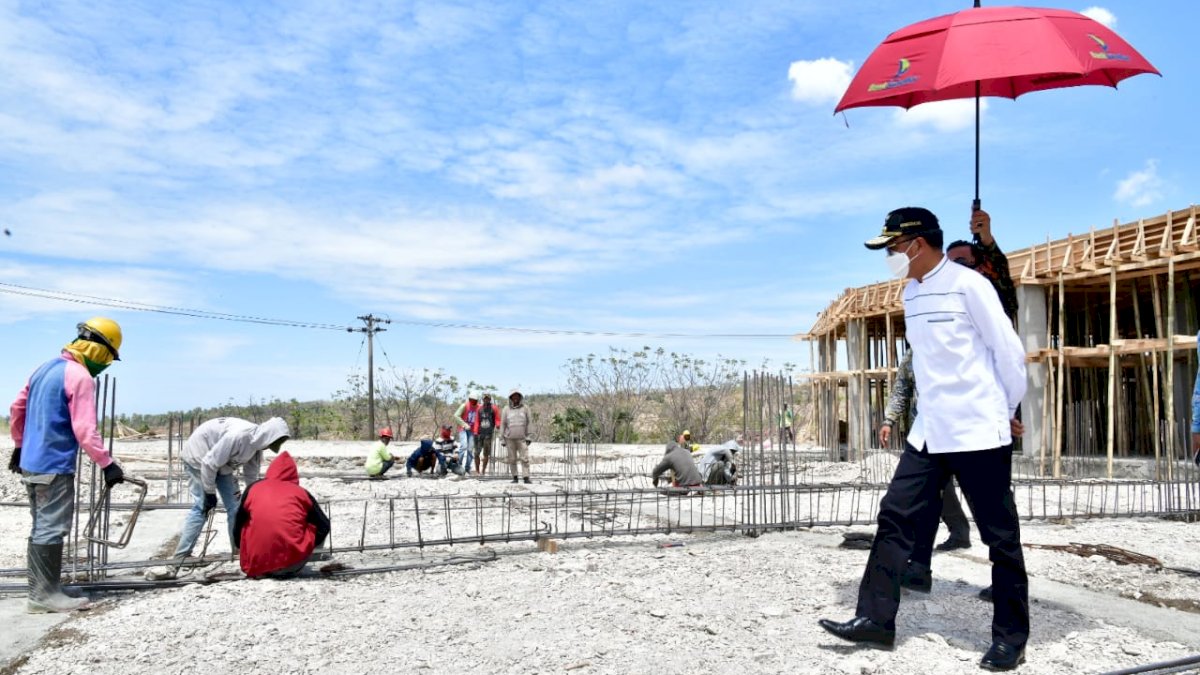 Progres Pembangunan Rest Area Jeneponto Sudah 34 Persen
