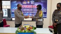 Potong Tumpeng, Ini Harapan Kasat Lantas Barru di Hari Lalu Lintas ke 65 Tahun