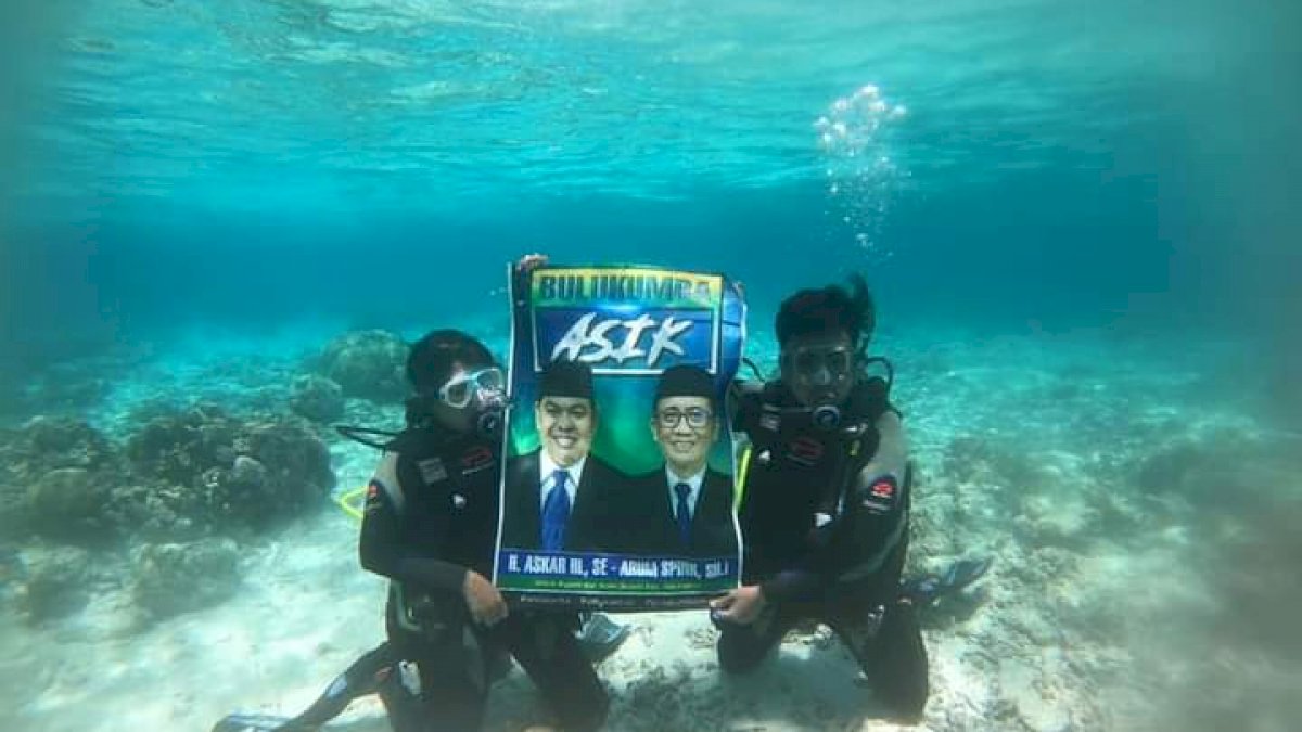 Banner Askar-Pipink Berkibar di Laut dan Gunung