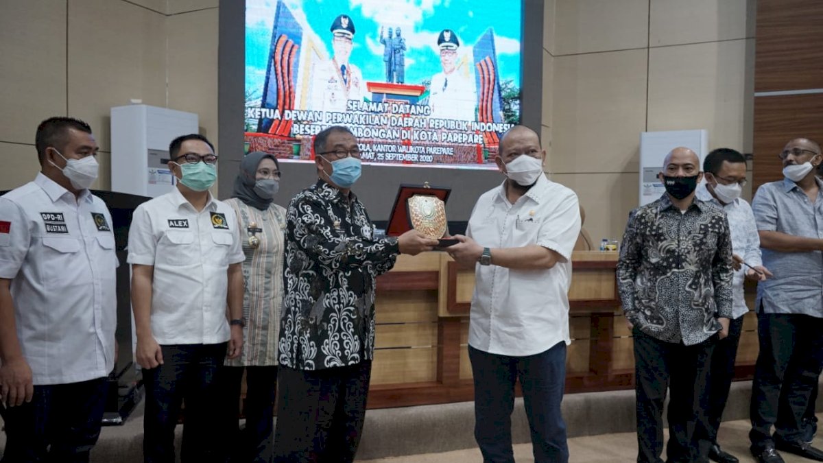 Terima Kunker DPD-RI, Wawali Minta Dukungan Pembangunan ITH di Parepare
