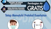Besok PDAM Makassar Bakal Bagikan Air Gratis ke Warga Tallo