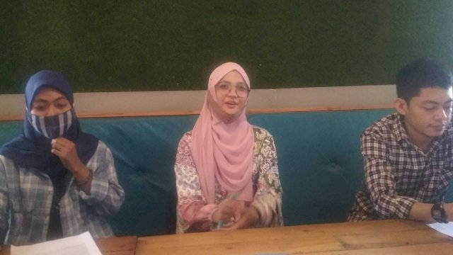 Jubir IMUN di Pilwali Makassar, Arvelia Arifin. (ist)