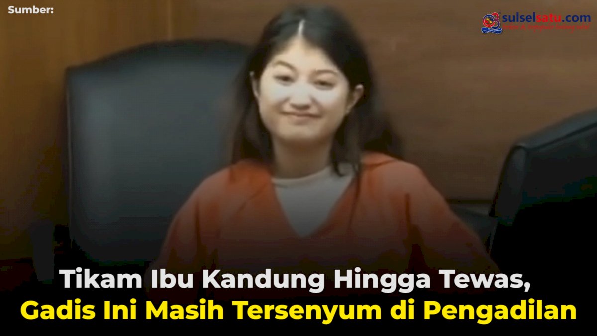 VIDEO: Tikam Ibu Kandung Hingga Tewas, Gadis Ini Masih Tersenyum di Pengadilan