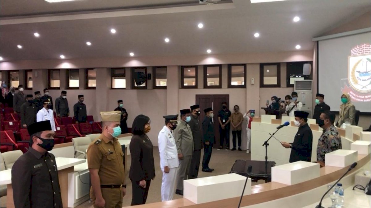 Pelantikan Pejajabat Eselon III-IV, Rudy: Jangan Terlibat Politik