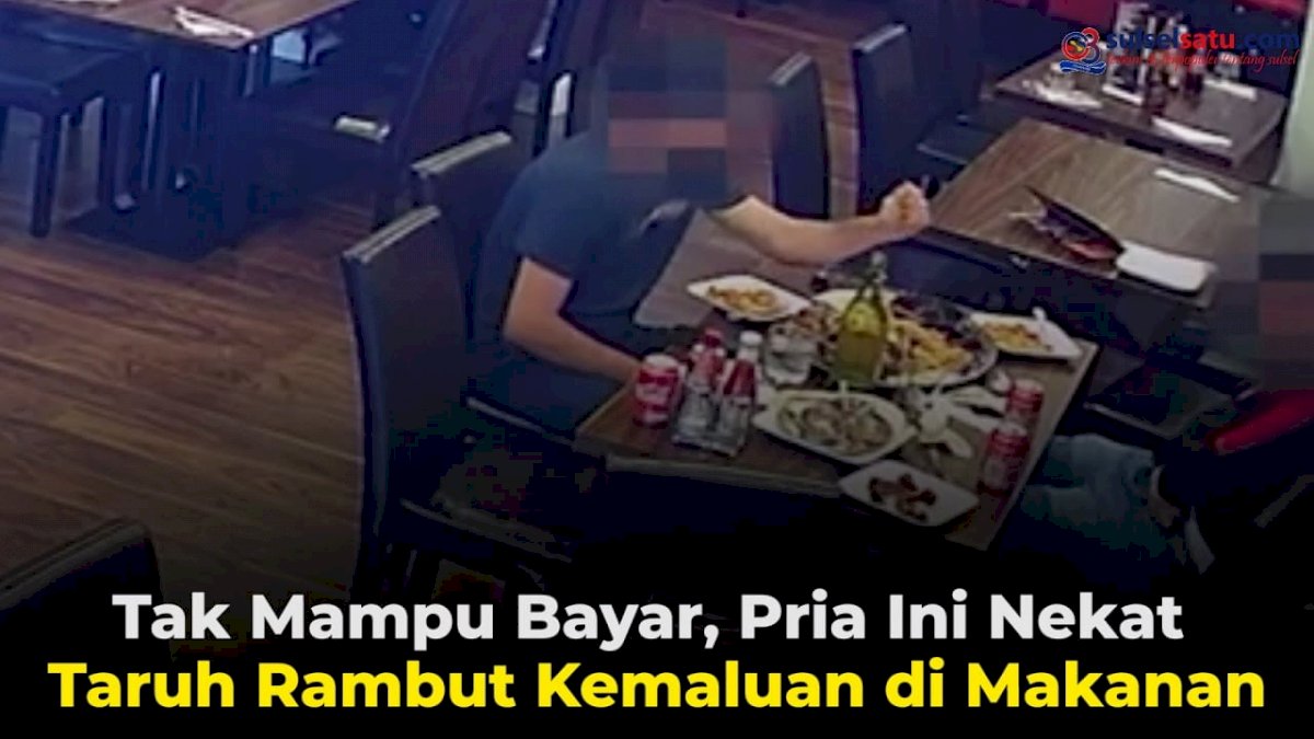 VIDEO: Tak Mampu Bayar, Pria Ini Nekat Taruh Rambut Kemaluan di Makanan